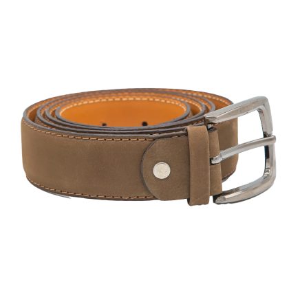 Leather Belt In Brown